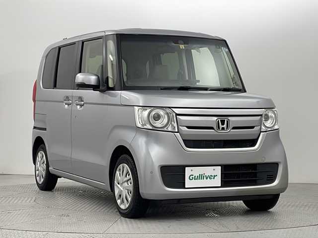ホンダ Ｎ ＢＯＸ G L ターボ ホンダセンシング 新潟県 2020(令2)年 5.4万km ルナシルバーM ４WD/ホンダセンシング/社外メモリナビ/　　AM/FM/BT/SD/iPod/バックモニター/両側パワースライドドア/アダプティブクルーズコントロール/LEDオートライト/前席シートヒーター/ミラーヒーター/USBポート/ドライブレコーダー/後席サンシェード/スペアキー/スマートキー/ETC