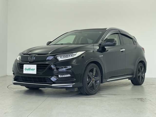 ホンダ ヴェゼル ハイブリッド Z ホンダセンシング 愛知県 2019(平31)年 2.9万km クリスタルブラックパール 純正８型ナビ/・Bluetooth/・CD/DVD/・フルセグテレビ/・SD音楽録音/シートヒーター　/メモリー付きパワーシート/電子パーキング/オートブレーキホールド/ハーフレザーシート/ホンダセンシング/・衝突軽減ブレーキ/・誤発進抑制機能/・レーンキープアシスト/・先行車発進お知らせ/・標識認識/前後ドライブレコーダー/ビルトインＥＴＣ/ＬＥＤヘッドライト