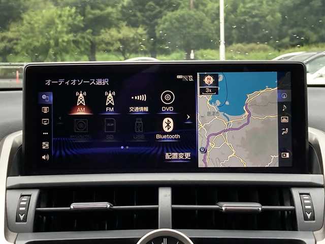 レクサス ＮＸ 300h Fスポーツ 佐賀県 2018(平30)年 8.3万km グラファイトブラックガラスフレーク パノラマルーフ/純正ナビ/バックカメラ/サイドカメラ/プリクラッシュセーフティ/レーンディパーチャーアラート/オートハイビーム/アダプティブクルーズコントロール/クリアランスソナー/レザーシート/シートヒーター/エアシート/メモリパワーシート/ステアリングヒーター/ステアリングリモコン/パドルシフト/パワーバックドア/ドライブレコーダー/ETC2.0/プッシュスタート/スマートキー/LEDヘッドライト/フォグライト/純正アルミホイール