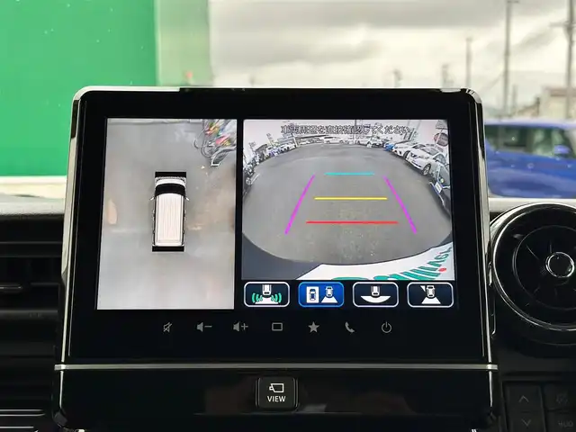 スズキ スペーシア カスタム HYBRID XS ターボ 宮城県 2022(令4)年 4.2万km インディゴブルーメタリック 全方位モニター付きメモリーナビゲーション/・全方位モニター用カメラ（フロント/サイド/リア）/・メモリーナビ/・9インチディスプレイ/・スズキコネクト/SOSボタン/・USBソケット/＝＝＝/ワンオーナー/セーフティサポート/・デュアルカメラブレーキサポート/・誤発進抑制機能/・車線逸脱警報機能/・ふらつき警報/・先行車発進お知らせ機能/・ハイビームアシスト/・アダプティブクルーズコントロール/・後退時ブレーキサポート/・後方誤発進抑制機能/・リアパーキングセンサー/・車線逸脱抑制機能/両側パワースライドドア/ハーフレザーシート/シートヒーター/パーソナルテーブル（後席左右）/革巻きステアリング/ステアリングスイッチ/パドルシフト/アイドリングストップ/LEDヘッドランプ/LEDフロントフォグランプ/オートライト/スマートキー＆プッシュスタート/スペアキー/電動格納ミラー/純正15インチAW（サマー）/純正フロアマット/ドアバイザー/W/サイド/カーテンエアバッグ