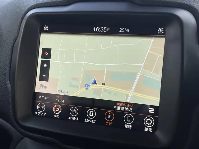 クライスラー・ジープ ジープ レネゲード リミテッド 三重県 2022(令4)年 3.9万km ガンＭ ワンオーナー/ＢＦグッドリッチ　/純正ナビ　/バックカメラ/カープレイ　/黒革シート　/ＥＴＣ　　/前後ドライブレコーダー　/パワーシート　/シートヒーター　/クルーズコントロール　/ＬＥＤヘッドライト　/ＭＬＴ１６インチアルミ