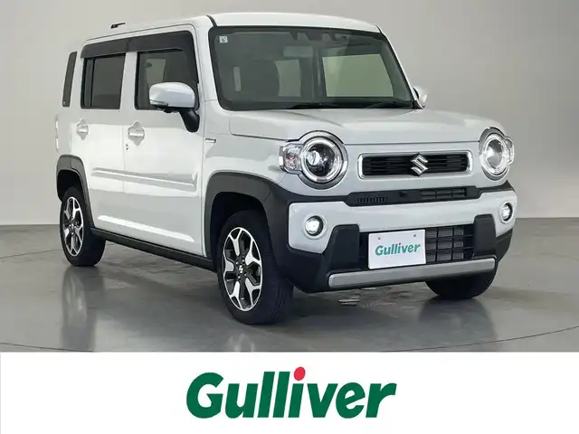 スズキ ハスラー HYBRID X 愛知県 2021(令3)年 2.7万km ピュアホワイトP デュアルカメラブレーキサポート 純正９型ナビ　全方位カメラ　ＣＤ／ＤＶＤデッキ　シートヒーター　前後ドライブレコーダー　ＬＥＤライト　フォグランプ　純正アルミホイール　純正フロアマット　フルセグＴＶ