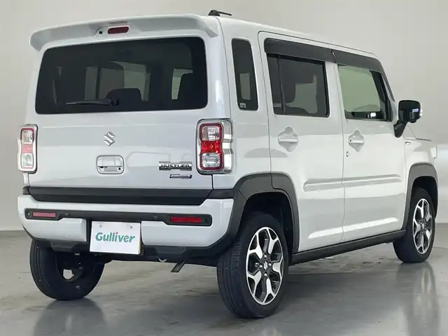 スズキ ハスラー HYBRID X 愛知県 2021(令3)年 2.7万km ピュアホワイトP デュアルカメラブレーキサポート 純正９型ナビ　全方位カメラ　ＣＤ／ＤＶＤデッキ　シートヒーター　前後ドライブレコーダー　ＬＥＤライト　フォグランプ　純正アルミホイール　純正フロアマット　フルセグＴＶ