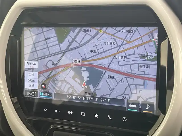 スズキ ハスラー HYBRID X 愛知県 2021(令3)年 2.7万km ピュアホワイトP デュアルカメラブレーキサポート 純正９型ナビ　全方位カメラ　ＣＤ／ＤＶＤデッキ　シートヒーター　前後ドライブレコーダー　ＬＥＤライト　フォグランプ　純正アルミホイール　純正フロアマット　フルセグＴＶ
