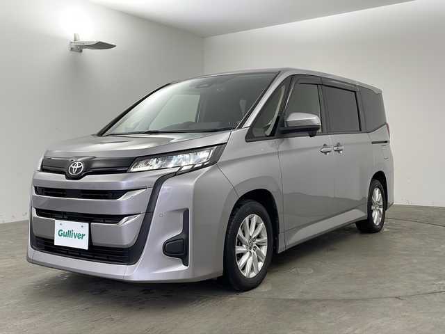 トヨタ ノア G 兵庫県 2022(令4)年 8万km メタルストリームM ・Toyota Safety Sense/・プリクラッシュセーフティ/・レーンディバチャーアラート/・レーダークルーズコントロール/・オートマチックハイビーム/・ロードサインアシスト/・ドライバー異常時対応システム/・プロアクティブドライビングアシスト/・発進遅れ告知機能/・パーキングサポートブレーキ/・純正10.5インチディスプレイオーディオ＆ナビ＆フルセグ＆ＢＴ＆ＤＶＤ＆ＨＤＭＩ＆Miracast/・バックカメラ/・左側パワースライドドア/・スマートキー/・プッシュスタート/・ビルトインETC2.0/・LEDヘッドライト/・オートライト/・寒冷地仕様車/・リアエアコン/・前後ドライブレコーダー(TZ-DR301)