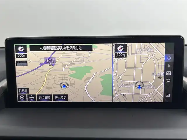 レクサス ＮＸ 300h バージョンL 道央・札幌 2019(平31)年 2.4万km ソニッククォーツ ・４WD/・純正ナビ/　CD/DVD/SD/USB/AUX/BT/フルセグTV/・サイド＆バックカメラ/・ビルトインETC2.0/・ドライブレコーダー前方（DRT-H68A）/・レクサスセーフティ/　PCS/LDA/PKSA/PKSB/・クリアランスソナー/・レーダークルーズコントロール/・オートブレーキホールド/・パドルシフト/・オートマチックハイビーム/・オートライト/・三眼LEDヘッドライト/・フロントフォグランプ/・レザーシート/・D席シートメモリー/・D+N席パワーシート/・D+N席シートヒーター＆ベンチレーション/・ステアリングヒーター/・nanoe付AAC/・パワーバックドア/・リアシート電動格納/・純正フロアマット/・プッシュスタート/・スマートキー/・スペアキー/・カードキー/・取/保