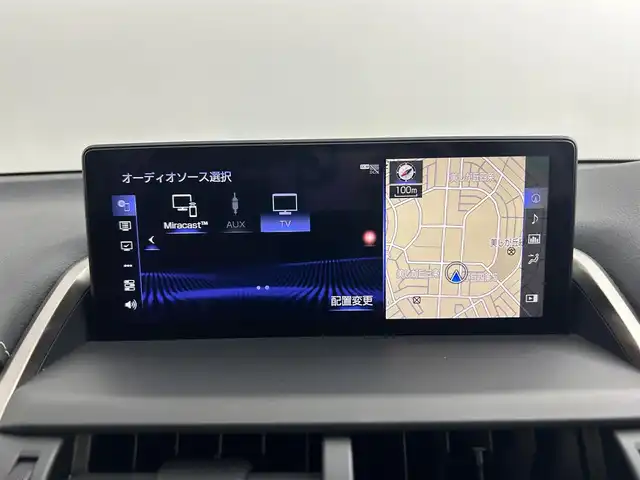 レクサス ＮＸ 300h バージョンL 道央・札幌 2019(平31)年 2.4万km ソニッククォーツ ・４WD/・純正ナビ/　CD/DVD/SD/USB/AUX/BT/フルセグTV/・サイド＆バックカメラ/・ビルトインETC2.0/・ドライブレコーダー前方（DRT-H68A）/・レクサスセーフティ/　PCS/LDA/PKSA/PKSB/・クリアランスソナー/・レーダークルーズコントロール/・オートブレーキホールド/・パドルシフト/・オートマチックハイビーム/・オートライト/・三眼LEDヘッドライト/・フロントフォグランプ/・レザーシート/・D席シートメモリー/・D+N席パワーシート/・D+N席シートヒーター＆ベンチレーション/・ステアリングヒーター/・nanoe付AAC/・パワーバックドア/・リアシート電動格納/・純正フロアマット/・プッシュスタート/・スマートキー/・スペアキー/・カードキー/・取/保