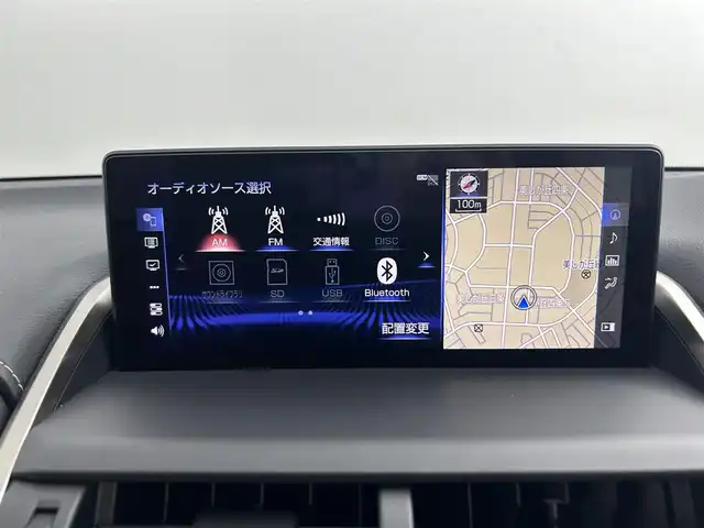 レクサス ＮＸ 300h バージョンL 道央・札幌 2019(平31)年 2.4万km ソニッククォーツ ・４WD/・純正ナビ/　CD/DVD/SD/USB/AUX/BT/フルセグTV/・サイド＆バックカメラ/・ビルトインETC2.0/・ドライブレコーダー前方（DRT-H68A）/・レクサスセーフティ/　PCS/LDA/PKSA/PKSB/・クリアランスソナー/・レーダークルーズコントロール/・オートブレーキホールド/・パドルシフト/・オートマチックハイビーム/・オートライト/・三眼LEDヘッドライト/・フロントフォグランプ/・レザーシート/・D席シートメモリー/・D+N席パワーシート/・D+N席シートヒーター＆ベンチレーション/・ステアリングヒーター/・nanoe付AAC/・パワーバックドア/・リアシート電動格納/・純正フロアマット/・プッシュスタート/・スマートキー/・スペアキー/・カードキー/・取/保