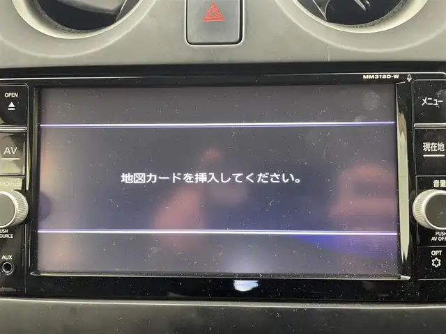 日産 ノート X 富山県 2018(平30)年 5万km スーパーブラック 純正ナビ【MM318D-W】/（BT/TV/CD/DVD/AM/FM）/フルセグTV/アラウンドビューモニター/衝突被害軽減ブレーキ/コーナーセンサー/レーンキープアシスト/オートマチックライト/LEDヘッドライト/横滑り防止装置/デジタルインナーミラー/ドライブレコーダー前/ETC/純正フロアマット/ドアバイザー/ウィンカーミラー/プッシュスタート/スマートキー×２/取扱説明書