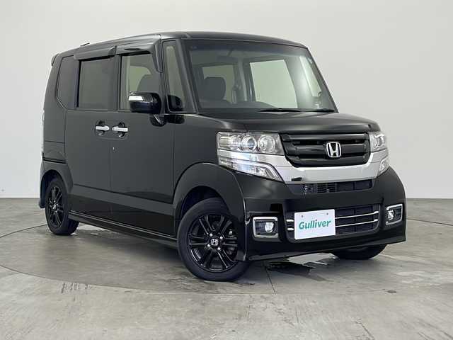 ホンダ Ｎ ＢＯＸ カスタム SSブラックSパッケージ 兵庫県 2017(平29)年 6.7万km クリスタルブラックパール ・純正ナビ＆TV＆CD＆BT＆SD/・両側パワースライドドア/・HIDヘッドライト/・バックカメラ/・シートヒーター/・純正14インチAW/・ステアリングリモコン/・フォグランプ/・ドアバイザー/・シートリフター/・ビルトインETC/・スマートキー/・純正フロアマット/・電格ミラー/・ECON/・横滑り防止装置
