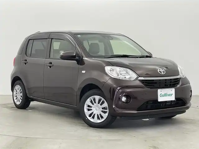 トヨタ パッソ X Lパッケージ S 富山県 2019(令1)年 2.7万km プラムブラウンパールクリスタルシャイン 社外ナビ(AM/FM/BT)/フルセグTV/バックカメラ/ABS/アイドリングストップ/横滑り防止装置/ETC/前後コーナーセンサー/純正AW付サマータイヤ車載/オートライト/オートマチックハイビーム/純正フロアマット/鉄チンホイール/ドアバイザー/電動格納ミラー/バニティミラー/プッシュスタート