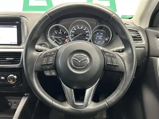 マツダ ＣＸ－５ XD プロアクティブ 鹿児島県 2015(平27)年 7.6万km ソニックシルバーM 純正ナビ/(フルセグ/Bluetooth/DVD/CD)/バックカメラ/サイドミラー/BSM/ETC/電動格納ミラー/クルーズコントロール/電動パーキングブレーキ/自動防眩ルームミラー/純正アルミホイール/純正フロアマット/純正ドアバイザー/革巻きステアリング