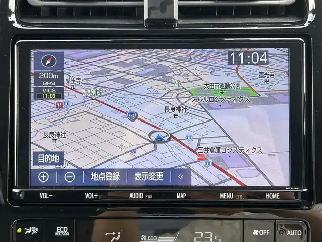 トヨタ プリウス S ツーリングセレクション 群馬県 2019(令1)年 4.9万km アティチュードブラックマイカ 純正9インチSDナビ　（NSZT-Y68T）/ CD、DVD、BTオーディオ、SD、MSV、フルセグTV/トヨタセーフティセンス/・プリクラッシュセーフティ/・レーンディパーチャーアラート/・オートマチックハイビーム/・レーダークルーズコントロール/レザーシート/D/N席シートヒーター/ビルトインETC/プッシュスタート/ステアリングスイッチ/純正ドアバイザー/純正フロアマット/純正17インチアルミホイール/F/Rコーナーセンサー/LEDヘッドライト/LEDフォグ/保証書/取扱説明書/スペアーキー１本