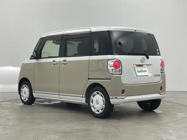 ダイハツ ムーヴ キャンバス G メイクアップ SA Ⅲ 埼玉県 2018(平30)年 1.4万km パールホワイトⅢ/ナチュラルベージュマイカメタリック 2トーン 純正８インチナビ　パノラマモニター　ワンオーナー　ＥＴＣ　ドライブレコーダー　ＨＤＭＩ　ＬＥＤライト　スマートアシスト３　誤発進抑制機能　シートヒーター　地デジフルセグ　両側パワースライドドア