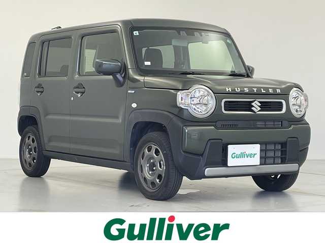 スズキ ハスラー HYBRID G 愛知県 2021(令3)年 1.1万km クールカーキPM 社外ナビ/【BT/FM/AM/CD/ワンセグTV】/社外ドラレコ/衝突被害軽減システム/ダブルエアバッグ/横滑り防止装置/オートライト/ハロゲンヘッドライト/ワンオーナー/アイドリングストップ/スマートキー/AAC/クルコン/純正フロアマット/シートヒーター【D席/N席】/純正AW16インチ