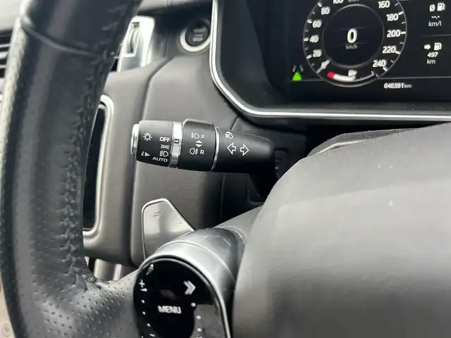 ランドローバー レンジローバースポーツ HSE 滋賀県 2018(平30)年 4.1万km サントリーニ・ブラック スライディングパノラミックルーフ　/黒革　/・前席パワーシート　/・前席シートヒーター　/電子制御エアサスペンション　/ＨＵＤ　/ＡＣＣ　/ＢＳＭ　/ＬＫＡ　/純正ナビ（ＣＤ／ＢＴ／ＤＴＶ／ＣａｒＰｌａｙ）/３６０°カメラ/電動リアゲート/コーナーセンサー/純正20インチAW