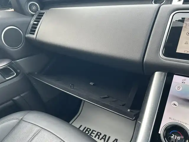 ランドローバー レンジローバースポーツ HSE 滋賀県 2018(平30)年 4.1万km サントリーニ・ブラック スライディングパノラミックルーフ　/黒革　/・前席パワーシート　/・前席シートヒーター　/電子制御エアサスペンション　/ＨＵＤ　/ＡＣＣ　/ＢＳＭ　/ＬＫＡ　/純正ナビ（ＣＤ／ＢＴ／ＤＴＶ／ＣａｒＰｌａｙ）/３６０°カメラ/電動リアゲート/コーナーセンサー/純正20インチAW