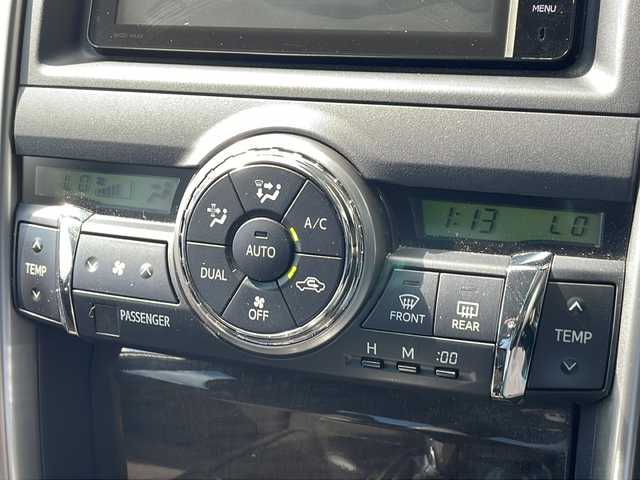 トヨタ マークＸ 250G 長野県 2013(平25)年 6.7万km ブラック 純正メモリナビフルセグ TV/バックカメラ/サイドカメラ/ETC/純正16インチアルミ/パワーシート/保証書・取説