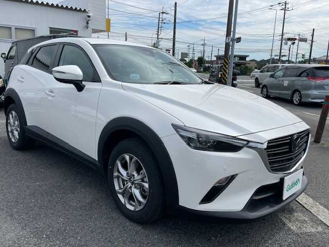マツダ ＣＸ－３ 15S ツーリング 神奈川県 2022(令4)年 0.1万km スノーフレイクホワイトパールマイカ ワンオーナー/純正マツダコネクト/純正アルミホイール/ワンセグテレビ/プッシュスタート/ETC/ドライブレコーダー（前後）/全方位モニター