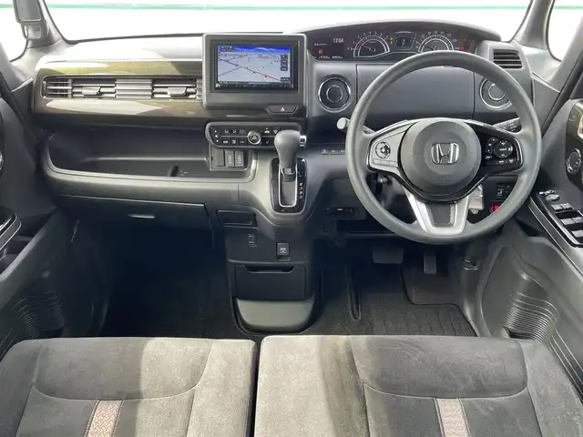 ホンダ Ｎ ＢＯＸ カスタム G L ホンダセンシング 山梨県 2020(令2)年 4万km クリスタルブラックパール 社外ナビ(MDV-D307)/バックカメラ/片側パワースライドドア/ホンダセンシング/レーダークルーズコントロール/レーンキープアシスト/衝突被害軽減ブレーキ/横滑り防止装置/ハーフレザーシート/シートヒーター/スマートキー/プッシュスタート/ビルトインETC/純正フロアマット/純正AW14インチ/LEDオートライト/取扱説明書/保証書