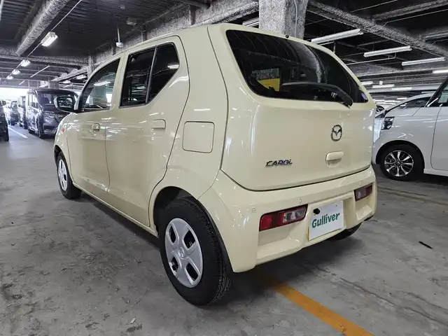 マツダ キャロル GS 宮崎県 2019(令1)年 6.4万km シフォンアイボリーM カロッツェリアナビ/ワンセグTV/バックカメラ/ETC/リアパーキングセンサー/デュアルセンサーブレーキサポート/後退時ブレーキサポート/前後誤発進抑制機能/車線逸脱警報機能/ふらつき警報機能/先行車発進お知らせ機能/ハイビームアシスト機能/HIDヘッドランプ/オートライト/運転席シートヒーター/リモコンキー/禁煙車