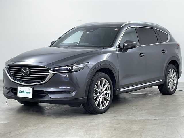 マツダ ＣＸ－８ XD Lパッケージ 道央・札幌 2017(平29)年 5万km マシーングレープレミアムM ・4WD/・ワンオーナー/・寒冷地仕様/・純正SDナビ&フルセグ&CD&DVD&BT/・i-ACTIVSENSE/・プリクラッシュセーフティ/・ブラインドスポットモニター/・クルーズコントロール/・レーンキープアシスト/・交通標識認識システム/・パーキングセンサー/・全方位カメラ/・BOSEサウンドシステム/・ヘッドアップディスプレイ/・パワーバックドア/・前後社外ドライブレコーダー/・シートヒーター/・パワーシート/・ハンドルヒーター/・革巻きステアリング/・ステアリングスイッチ/・ビルトインETC/・オートワイパー/・フロントワイパーデアイサー/・ミラーヒーター/・オートマチックハイビーム/・オートライト/・LEDヘッドライト/・LEDフォグ/・スマートキー/・アイドリングストップ/・プッシュスタート/・横滑り防止