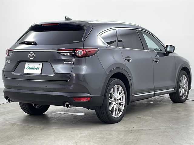 マツダ ＣＸ－８ XD Lパッケージ 道央・札幌 2017(平29)年 5万km マシーングレープレミアムM ・4WD/・ワンオーナー/・寒冷地仕様/・純正SDナビ&フルセグ&CD&DVD&BT/・i-ACTIVSENSE/・プリクラッシュセーフティ/・ブラインドスポットモニター/・クルーズコントロール/・レーンキープアシスト/・交通標識認識システム/・パーキングセンサー/・全方位カメラ/・BOSEサウンドシステム/・ヘッドアップディスプレイ/・パワーバックドア/・前後社外ドライブレコーダー/・シートヒーター/・パワーシート/・ハンドルヒーター/・革巻きステアリング/・ステアリングスイッチ/・ビルトインETC/・オートワイパー/・フロントワイパーデアイサー/・ミラーヒーター/・オートマチックハイビーム/・オートライト/・LEDヘッドライト/・LEDフォグ/・スマートキー/・アイドリングストップ/・プッシュスタート/・横滑り防止