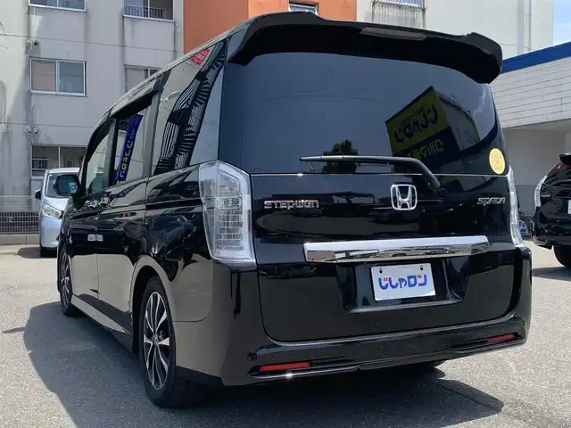 ホンダ ステップワゴン スパーダ Z クールスピリット 福井県 2014(平26)年 8.9万km プレミアムスパークルブラックパール (株)IDOMが運営する【じしゃロン福井店】の自社ローン専用車両になりますこちらは現金またはオートローンご利用時の価格です。自社ローンご希望の方は別途その旨お申付け下さい/アルパインナビ（EX900)/バックカメラ/フルセグ/ETC　/ハーフレザーシート/ディスチャージヘッドライト