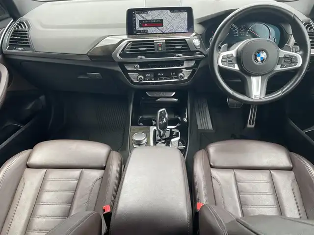 ＢＭＷ Ｘ３ xDrive20d Mスポーツ 静岡県 2018(平30)年 4.4万km サファイアブラックP インテリジェントセーフティ /衝突軽減ブレーキACC/レーンアシスト 車線逸脱警告ステアリングサポート/ブラインドスポットモニター/OP20インチアルミホイール/IDriveHDDナビフルセグTV Bluetooth/全方位カメラ/ヘッドアップディスプレイ/モカレザーシート シートヒーター /前席パワーシート運転席メモリー機能/アンビエントライト /ワイヤレス充電/レインセンサー /コンフォートアクセス/パワーバックドア /GPSモニター　ドライブレコーダー/ミラー一体型DSRCETC