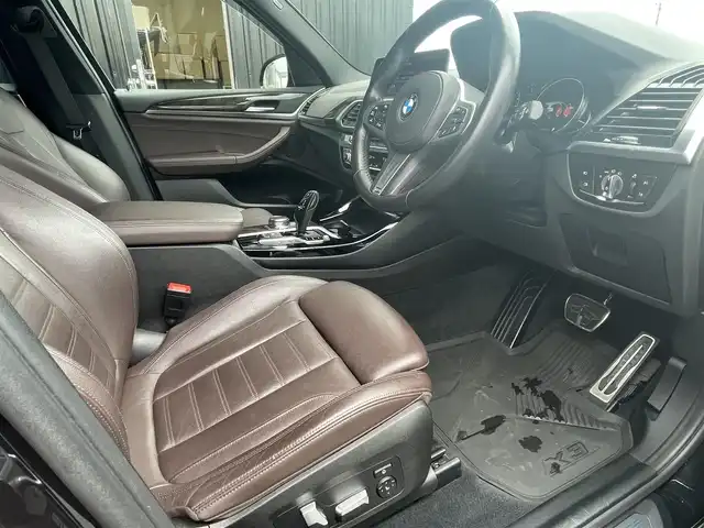 ＢＭＷ Ｘ３ xDrive20d Mスポーツ 静岡県 2018(平30)年 4.4万km サファイアブラックP インテリジェントセーフティ /衝突軽減ブレーキACC/レーンアシスト 車線逸脱警告ステアリングサポート/ブラインドスポットモニター/OP20インチアルミホイール/IDriveHDDナビフルセグTV Bluetooth/全方位カメラ/ヘッドアップディスプレイ/モカレザーシート シートヒーター /前席パワーシート運転席メモリー機能/アンビエントライト /ワイヤレス充電/レインセンサー /コンフォートアクセス/パワーバックドア /GPSモニター　ドライブレコーダー/ミラー一体型DSRCETC