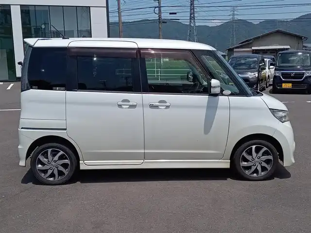 日産 ルークス ハイウェイスター 福井県 2010(平22)年 8.2万km スノーパールホワイト 純正14インチAW/４WD/キセノンヘッドライト/Fフォグ/片側パワースライドドア/シートヒーター/パイオニアメモリナビ（CD/DVD/BT/USB/AUX）/ワンセグテレビ/盗難防止装置/ダブル＋サイドエアバッグ/純正フロアマット/スマートキー