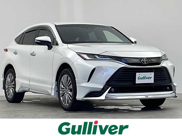 トヨタ ハリアー Z 千葉県 2021(令3)年 4.6万km ホワイトパールクリスタルシャイン モデリスタエアロ/トヨタセーフティーセンス/・レーントレーシングアシスト/・レーダークルーズコントロール/・オートマチックハイビーム/・アダプティブハイビームシステム/・パーキングサポートブレーキ/・ロードサインアシスト/・前後方録画機能付きデジタルインナーミラー/ブラインドスポットモニター/リヤクロストラフィックオートブレーキ/ドライブスタートコントロール/インテリジェントクリアランスソナー/純正12.3インチナビ/・JBLサウンド/・フルセグTV/Bluetooth/MiraCast/バックカメラ/電動リアゲート/ビルトインETC/パワーシート/ハーフレザーシート/LEDオートヘッドライト/電動パーキング/オートブレーキホールド/DriveMode/純正19インチアルミホイール/純正フロアマット/ステアリングスイッチ/オートエアコン/スマートキー/プッシュスタート/ドアバイザー/取扱説明書/保証書/禁煙車