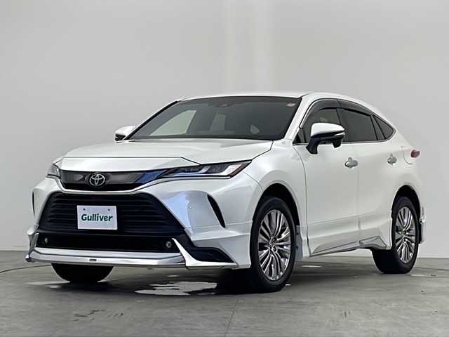 トヨタ ハリアー Z 千葉県 2021(令3)年 4.6万km ホワイトパールクリスタルシャイン モデリスタエアロ/トヨタセーフティーセンス/・レーントレーシングアシスト/・レーダークルーズコントロール/・オートマチックハイビーム/・アダプティブハイビームシステム/・パーキングサポートブレーキ/・ロードサインアシスト/・前後方録画機能付きデジタルインナーミラー/ブラインドスポットモニター/リヤクロストラフィックオートブレーキ/ドライブスタートコントロール/インテリジェントクリアランスソナー/純正12.3インチナビ/・JBLサウンド/・フルセグTV/Bluetooth/MiraCast/バックカメラ/電動リアゲート/ビルトインETC/パワーシート/ハーフレザーシート/LEDオートヘッドライト/電動パーキング/オートブレーキホールド/DriveMode/純正19インチアルミホイール/純正フロアマット/ステアリングスイッチ/オートエアコン/スマートキー/プッシュスタート/ドアバイザー/取扱説明書/保証書/禁煙車