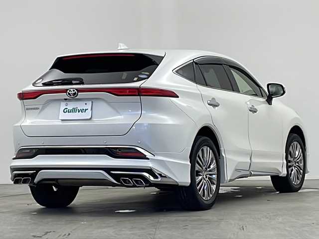 トヨタ ハリアー Z 千葉県 2021(令3)年 4.6万km ホワイトパールクリスタルシャイン モデリスタエアロ/トヨタセーフティーセンス/・レーントレーシングアシスト/・レーダークルーズコントロール/・オートマチックハイビーム/・アダプティブハイビームシステム/・パーキングサポートブレーキ/・ロードサインアシスト/・前後方録画機能付きデジタルインナーミラー/ブラインドスポットモニター/リヤクロストラフィックオートブレーキ/ドライブスタートコントロール/インテリジェントクリアランスソナー/純正12.3インチナビ/・JBLサウンド/・フルセグTV/Bluetooth/MiraCast/バックカメラ/電動リアゲート/ビルトインETC/パワーシート/ハーフレザーシート/LEDオートヘッドライト/電動パーキング/オートブレーキホールド/DriveMode/純正19インチアルミホイール/純正フロアマット/ステアリングスイッチ/オートエアコン/スマートキー/プッシュスタート/ドアバイザー/取扱説明書/保証書/禁煙車