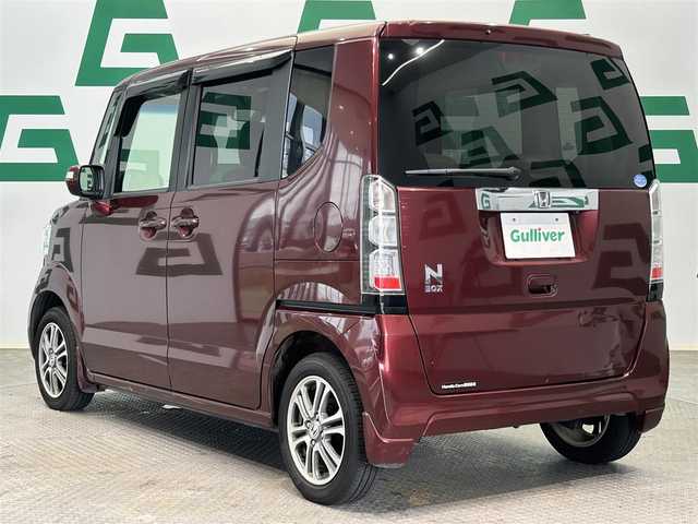 ホンダ Ｎ ＢＯＸ G Lパッケージ 鹿児島県 2013(平25)年 5.2万km プレミアムディープロッソパール 禁煙/純正ディスプレイオーディオ/（ワンセグTV/CD/Bluetooth）/片側パワースライドドア/純正フロアマット/ドアバイザー/アイドリングストップ/ドアバイザー/チップアップシート/ヘッドライトレベライザー