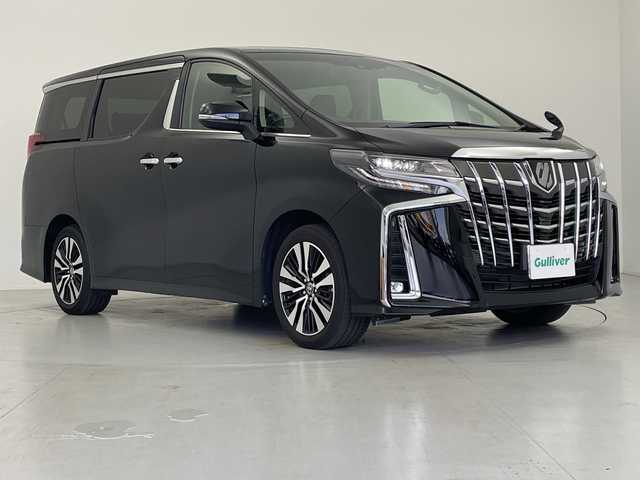 トヨタ アルファード S Cパッケージ 愛知県 2022(令4)年 3.3万km ブラック 純正ナビ/フルセグTV/バックカメラ/ETC/ツインムーンルーフ/フリップダウンモニター/黒革シート/三眼LEDヘッドライト/デジタルインナーミラー/トヨタセーフティセンス/・プリクラッシュセーフティ/・レーダークルーズコントロール/・レーントレーシングアシスト/・ロードサインアシスト/・先行車発進のお知らせ/・オートハイビーム/・ブラインドスポットアシスト/・リアトラフィックアラート/・パーキングサポートブレーキ/両側パワースライドドア/シートヒーター/シートベンチレーション/パワーシート/パワーバックドア/プッシュスタート/横滑り防止装置/ステアリングヒーター