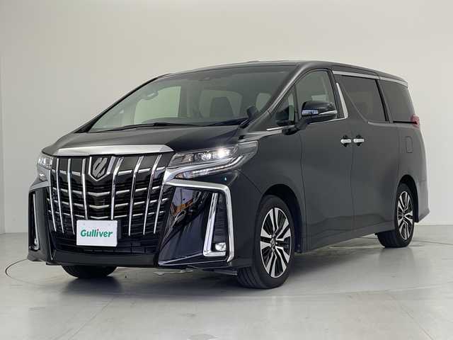 トヨタ アルファード S Cパッケージ 愛知県 2022(令4)年 3.3万km ブラック 純正ナビ/フルセグTV/バックカメラ/ETC/ツインムーンルーフ/フリップダウンモニター/黒革シート/三眼LEDヘッドライト/デジタルインナーミラー/トヨタセーフティセンス/・プリクラッシュセーフティ/・レーダークルーズコントロール/・レーントレーシングアシスト/・ロードサインアシスト/・先行車発進のお知らせ/・オートハイビーム/・ブラインドスポットアシスト/・リアトラフィックアラート/・パーキングサポートブレーキ/両側パワースライドドア/シートヒーター/シートベンチレーション/パワーシート/パワーバックドア/プッシュスタート/横滑り防止装置/ステアリングヒーター