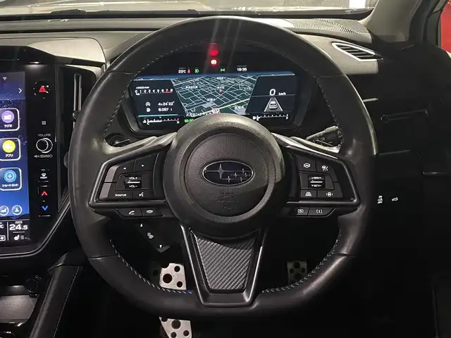 スバル レヴォーグ 1．8GT－H EX 滋賀県 2021(令3)年 7.2万km クリスタルホワイトP ワンオーナー/純正11.6型ナビ/・Bluetooth/フルセグ/・Apple Car Play/スマートリアビューカメラ/ETC/前後ドライブレコーダー/革巻きステアリング/ステアリングリモコン/パワーバックドア/デジタルインナーミラー/前席パワーシート（メモリ機能付き）/前席シートヒーター/ステアリング連動LEDヘッドライト/フォグライト/アイサイトX/・プリクラッシュブレーキ/・エマージェンシーレーンキープアシスト/・後退時ブレーキアシスト/・ドライバーモニタリングシステム/・車線逸脱防止機能/スマートキー