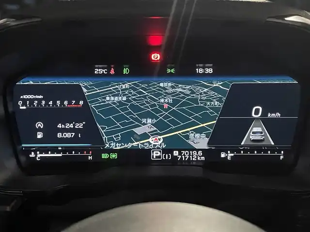 スバル レヴォーグ 1．8GT－H EX 滋賀県 2021(令3)年 7.2万km クリスタルホワイトP ワンオーナー/純正11.6型ナビ/・Bluetooth/フルセグ/・Apple Car Play/スマートリアビューカメラ/ETC/前後ドライブレコーダー/革巻きステアリング/ステアリングリモコン/パワーバックドア/デジタルインナーミラー/前席パワーシート（メモリ機能付き）/前席シートヒーター/ステアリング連動LEDヘッドライト/フォグライト/アイサイトX/・プリクラッシュブレーキ/・エマージェンシーレーンキープアシスト/・後退時ブレーキアシスト/・ドライバーモニタリングシステム/・車線逸脱防止機能/スマートキー