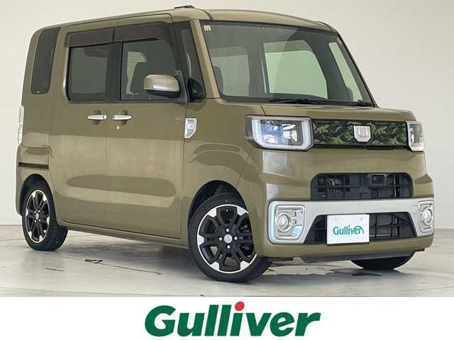 ダイハツ ウェイク G SA 愛知県 2014(平26)年 3.7万km オフビートカーキM SDナビ/フルセグ/バックカメラ/両側パワースライドドア/LEDヘッドライト/衝突軽減システム/純正アルミホイール/スマートキー/プッシュスタート