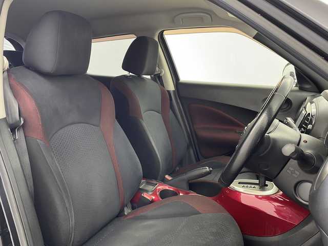 日産 ジューク 15RX タイプV 栃木県 2012(平24)年 7.6万km サファイアブラック 社外ナビ/（CD/DVD/AM/FM/フルセグ）/バックカメラ/ETC/電動格納ミラー/純正フロアマット/プッシュスタート/スマートキー/スペアキー