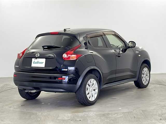 日産 ジューク 15RX タイプV 栃木県 2012(平24)年 7.6万km サファイアブラック 社外ナビ/（CD/DVD/AM/FM/フルセグ）/バックカメラ/ETC/電動格納ミラー/純正フロアマット/プッシュスタート/スマートキー/スペアキー