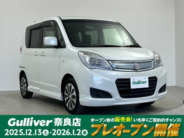 スズキ ソリオ X DJE 奈良県 2015(平27)年 1.9万km パールホワイト レーダーブレーキサポート/社外ナビ　/ETC/片側パワースライドドア/クルーズコントロール/TV/スマートキー/HID/純正アルミ/PS/PW/アイドリングストップ/ABS