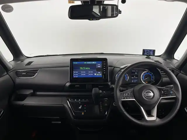 日産 ルークス HWS Gターボ プロパイロットED 大分県 2022(令4)年 1.7万km ホワイトパール プロパイロット/レーダークルーズコントロール/衝突軽減ブレーキ/レーンアシスト/オートハイビーム/純正ディスプレイオーディオ/（Bluetooth/carplay/AM/FM)/アラウンドビューモニター/ビルトインETC/前方ドライブレコーダー/両側パワースライドドア/オートライト/純正LEDヘッドライト/純正アルミホイール/スマートキープッシュスタート/保証書