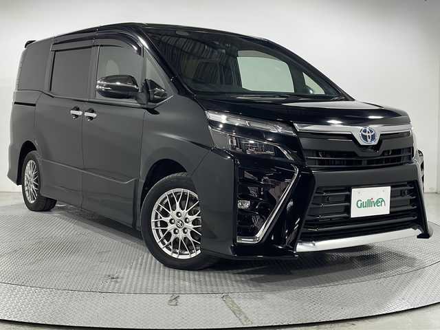 トヨタ ヴォクシー ハイブリッド ZS 煌Ⅱ 広島県 2020(令2)年 6.2万km ブラック 純正10.5型ナビ/純正フリップダウンモニター/両側パワースライドドア/バックカメラ/クリアランスソナー/セーフティセンス/・プリクラッシュセーフティ/・レーンディパーチャーアラート/・オートマチックハイビーム/LEDヘッドランプ/純正16インチAW/ETC