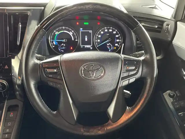 トヨタ アルファードハイブリット S タイプゴールド 福岡県 2021(令3)年 3.8万km ホワイトパールクリスタルシャイン 純正ナビ/フルセグテレビ/バックカメラ/純正フリップダウンモニター/両側パワースライドドア/パワーバックドア/レーダークルーズコントロール/プッシュスタート/ETC