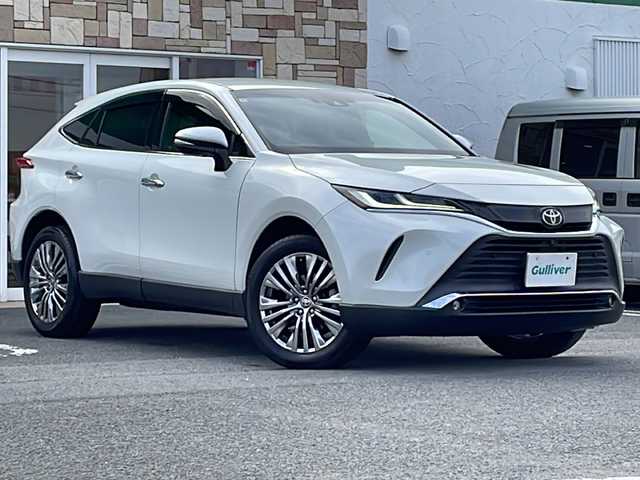 トヨタ ハリアー Z 徳島県 2020(令2)年 5.6万km ホワイトパールクリスタルシャイン 純正ナビ/（BT/フルセグ/ラジオ）/全方位カメラ/ETC2.0/純正19インチアルミホイール/JBLサウンド/デジタルインナーミラー/自動パーキングブレーキ/オートブレーキホールド/追従式クルーズコントロール/ハーフレザーシート/D席パワーシート/前後コーナーセンサー/LEDヘッドライト/純正フロアマット/電動リアゲート/ドアバイザー