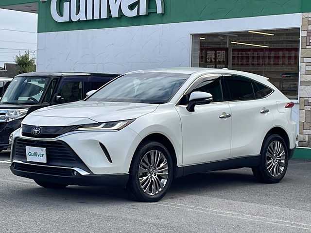 トヨタ ハリアー Z 徳島県 2020(令2)年 5.6万km ホワイトパールクリスタルシャイン 純正ナビ/（BT/フルセグ/ラジオ）/全方位カメラ/ETC2.0/純正19インチアルミホイール/JBLサウンド/デジタルインナーミラー/自動パーキングブレーキ/オートブレーキホールド/追従式クルーズコントロール/ハーフレザーシート/D席パワーシート/前後コーナーセンサー/LEDヘッドライト/純正フロアマット/電動リアゲート/ドアバイザー