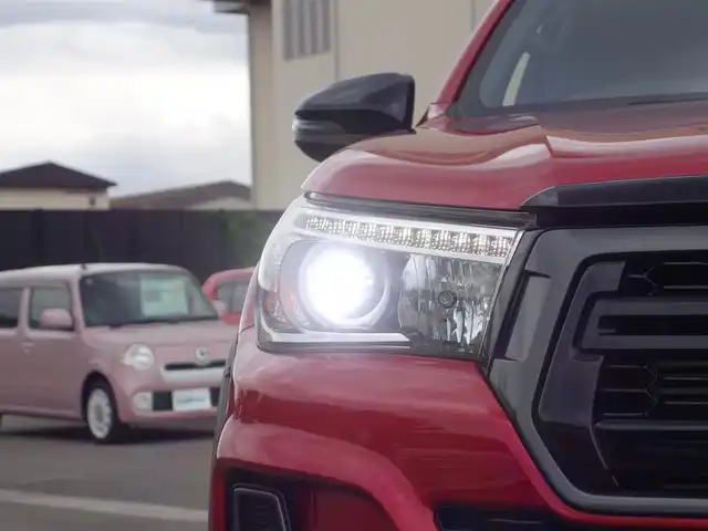 トヨタ ハイラックス Z ブラックラリーエディション 山形県 2019(令1)年 4.4万km クリムゾンスパークレッドM パートタイム4WD/衝突被害軽減システム/純正SDナビ/　　【CD DVD BT フルセグ MSV】/バックカメラ/クルーズコントロール/LEDオートヘッドライト/17インチアルミホイール/ドライブレコーダー/ステアリングスイッチ/MTモード付AT/IC付ターボ/電動格納ウィンカーミラー/フォグランプ/フロアマット/ドアバイザ―/スマートキー/ETC