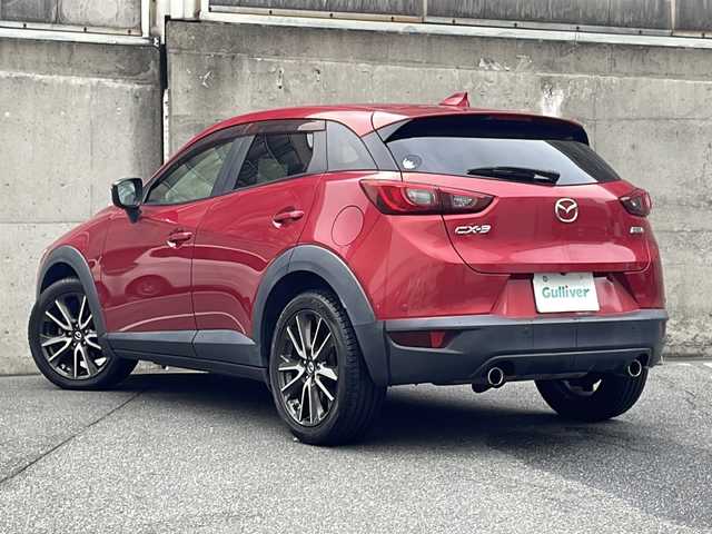 マツダ ＣＸ－３ XD ツーリング 愛知県 2015(平27)年 7.7万km ソウルレッドプレミアムメタリック ワンオーナー/ハーフレザーシート/純正ナビ/フルセグTV・CD・DVD・Bluetooth・AM・FM/バックカメラ/LEDヘッドライト/オートライト/スマートシティブレーキサポート/BSM/クルーズコントロール/ETC/ステアリングスイッチ/パドルシフト/スマートキー/プッシュスタート/純正フロアマット/純正ドアバイザー/保証書/取扱説明書/スペアスマートキー